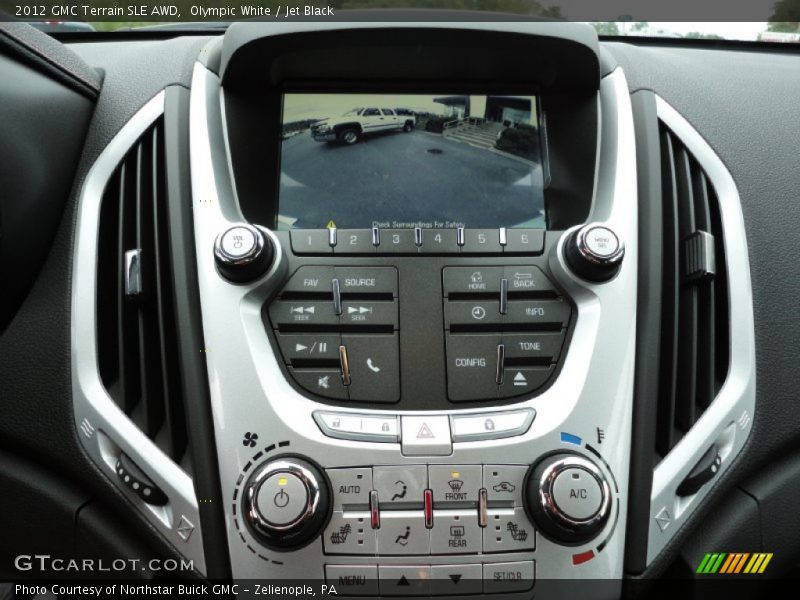 Olympic White / Jet Black 2012 GMC Terrain SLE AWD