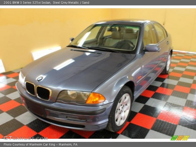 Steel Grey Metallic / Sand 2001 BMW 3 Series 325xi Sedan