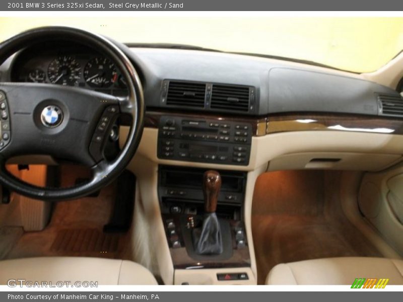 Steel Grey Metallic / Sand 2001 BMW 3 Series 325xi Sedan