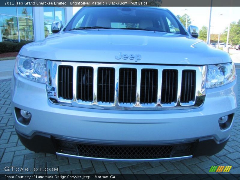 Bright Silver Metallic / Black/Light Frost Beige 2011 Jeep Grand Cherokee Limited