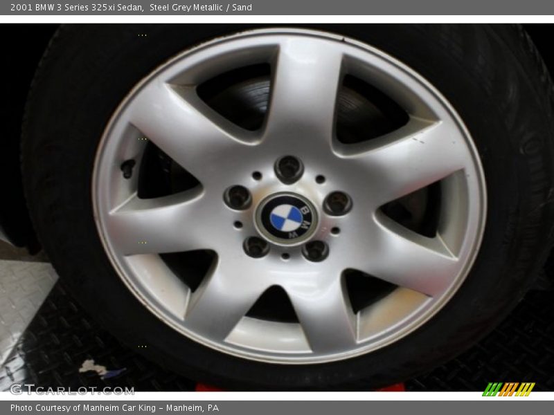 Steel Grey Metallic / Sand 2001 BMW 3 Series 325xi Sedan