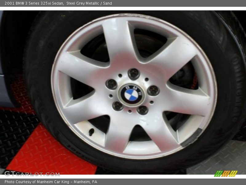 Steel Grey Metallic / Sand 2001 BMW 3 Series 325xi Sedan