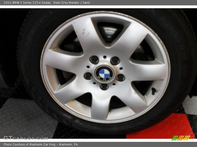 Steel Grey Metallic / Sand 2001 BMW 3 Series 325xi Sedan