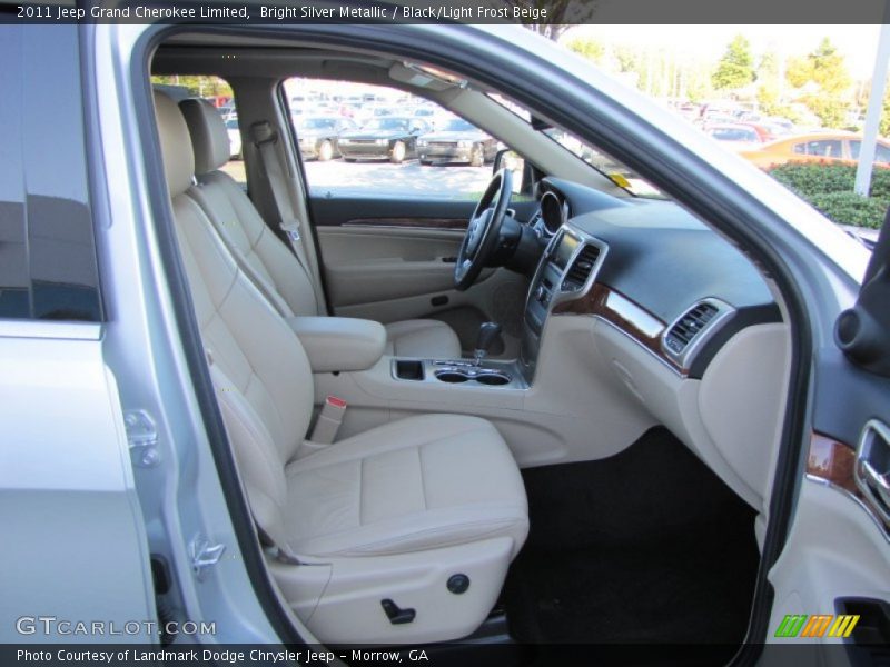Bright Silver Metallic / Black/Light Frost Beige 2011 Jeep Grand Cherokee Limited
