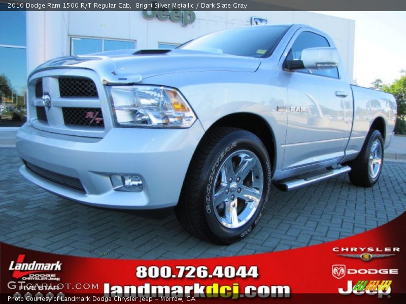 Bright Silver Metallic / Dark Slate Gray 2010 Dodge Ram 1500 R/T Regular Cab