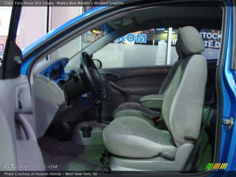 Malibu Blue Metallic / Medium Graphite 2002 Ford Focus ZX3 Coupe