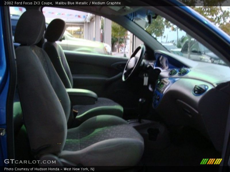 Malibu Blue Metallic / Medium Graphite 2002 Ford Focus ZX3 Coupe