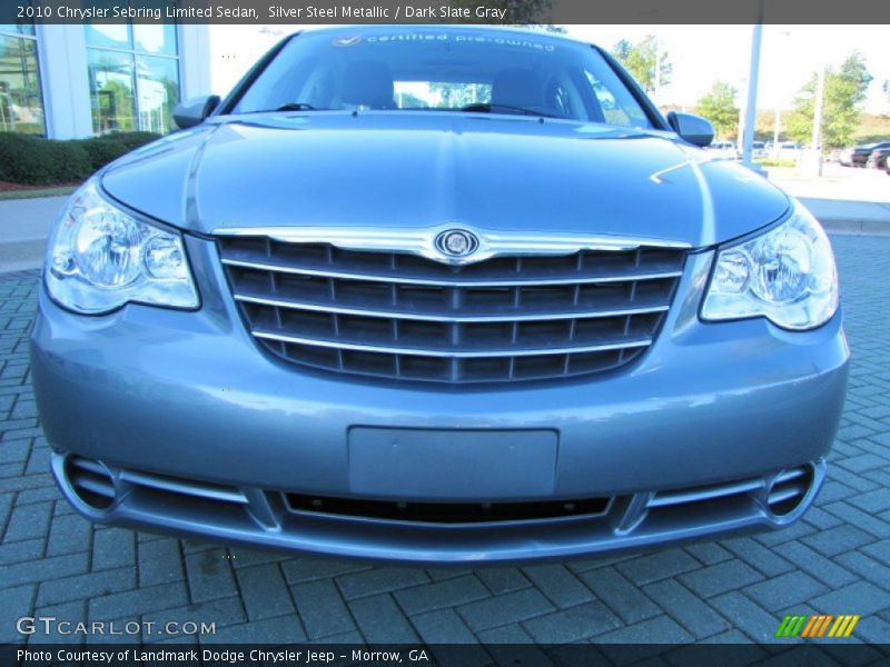 Silver Steel Metallic / Dark Slate Gray 2010 Chrysler Sebring Limited Sedan