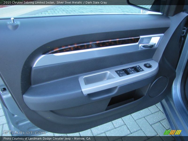 Silver Steel Metallic / Dark Slate Gray 2010 Chrysler Sebring Limited Sedan