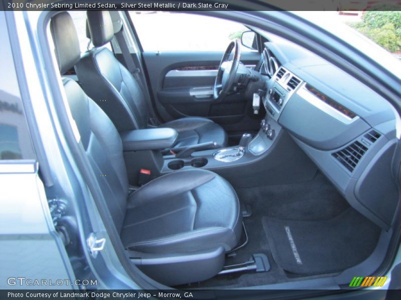 Silver Steel Metallic / Dark Slate Gray 2010 Chrysler Sebring Limited Sedan