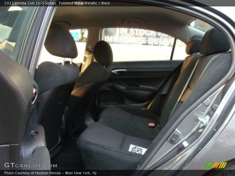Polished Metal Metallic / Black 2011 Honda Civic LX-S Sedan