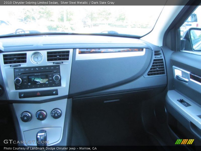 Silver Steel Metallic / Dark Slate Gray 2010 Chrysler Sebring Limited Sedan