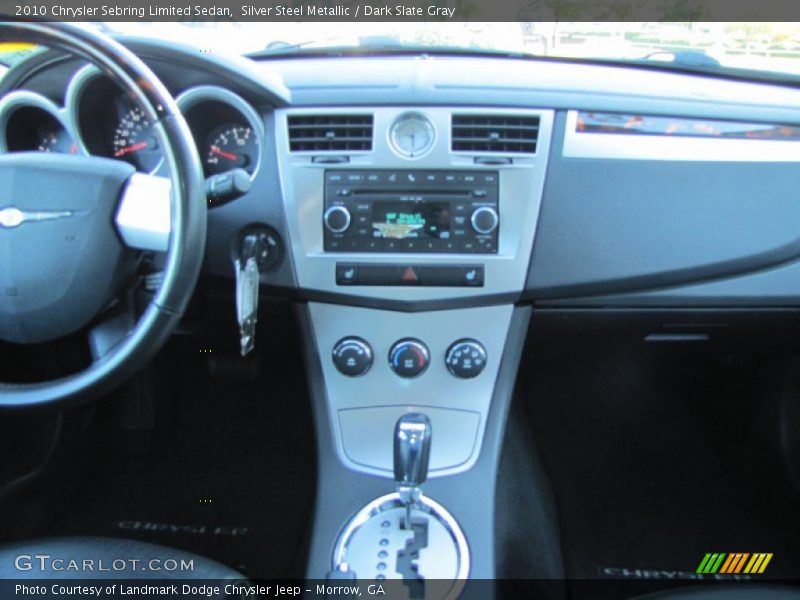 Silver Steel Metallic / Dark Slate Gray 2010 Chrysler Sebring Limited Sedan