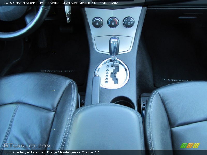 Silver Steel Metallic / Dark Slate Gray 2010 Chrysler Sebring Limited Sedan