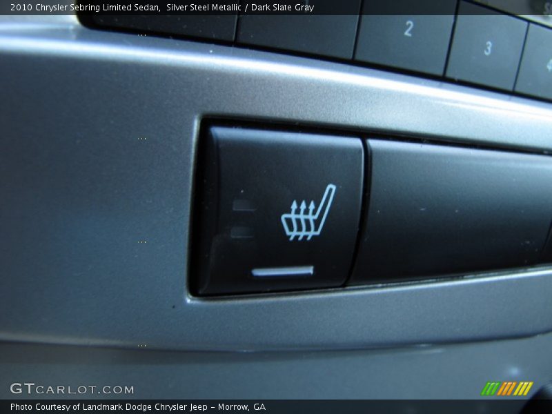 Silver Steel Metallic / Dark Slate Gray 2010 Chrysler Sebring Limited Sedan