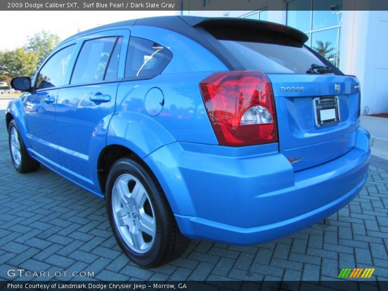 Surf Blue Pearl / Dark Slate Gray 2009 Dodge Caliber SXT