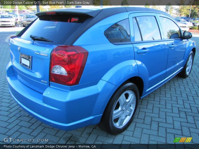 Surf Blue Pearl / Dark Slate Gray 2009 Dodge Caliber SXT