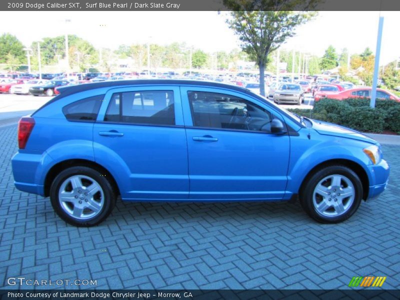 Surf Blue Pearl / Dark Slate Gray 2009 Dodge Caliber SXT