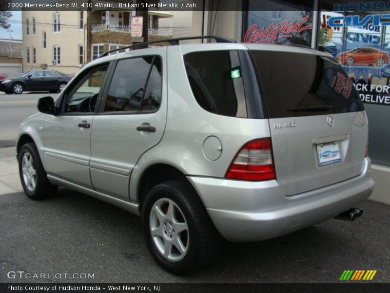 Brilliant Silver Metallic / Ash 2000 Mercedes-Benz ML 430 4Matic