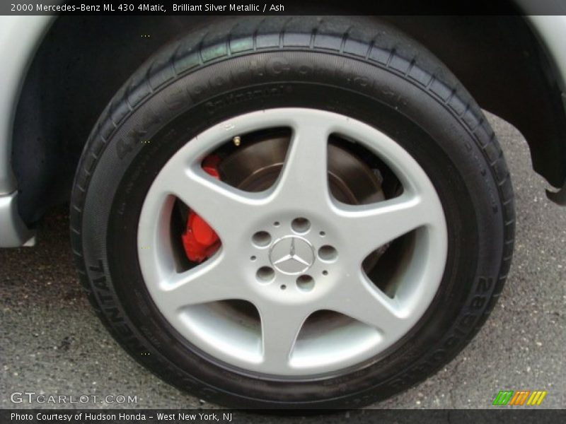 Brilliant Silver Metallic / Ash 2000 Mercedes-Benz ML 430 4Matic