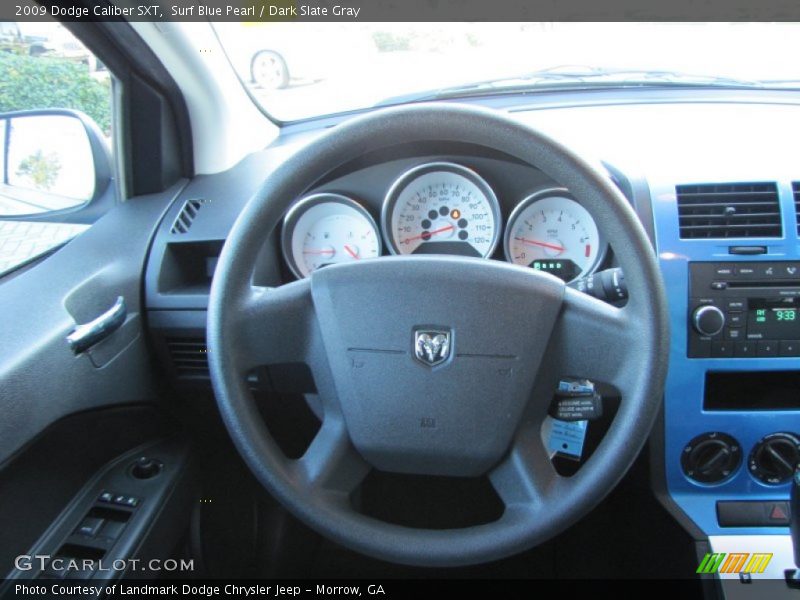 Surf Blue Pearl / Dark Slate Gray 2009 Dodge Caliber SXT