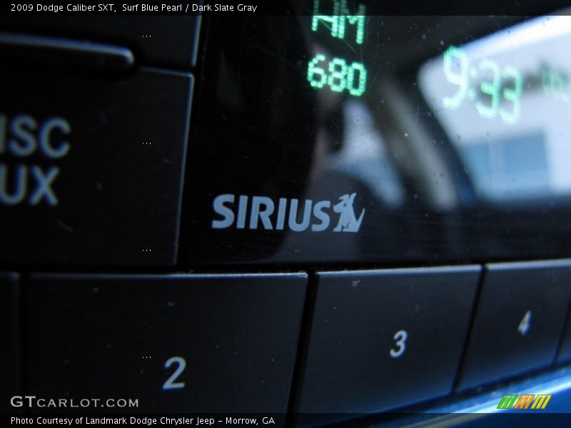 Surf Blue Pearl / Dark Slate Gray 2009 Dodge Caliber SXT
