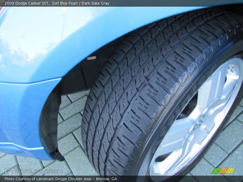 Surf Blue Pearl / Dark Slate Gray 2009 Dodge Caliber SXT