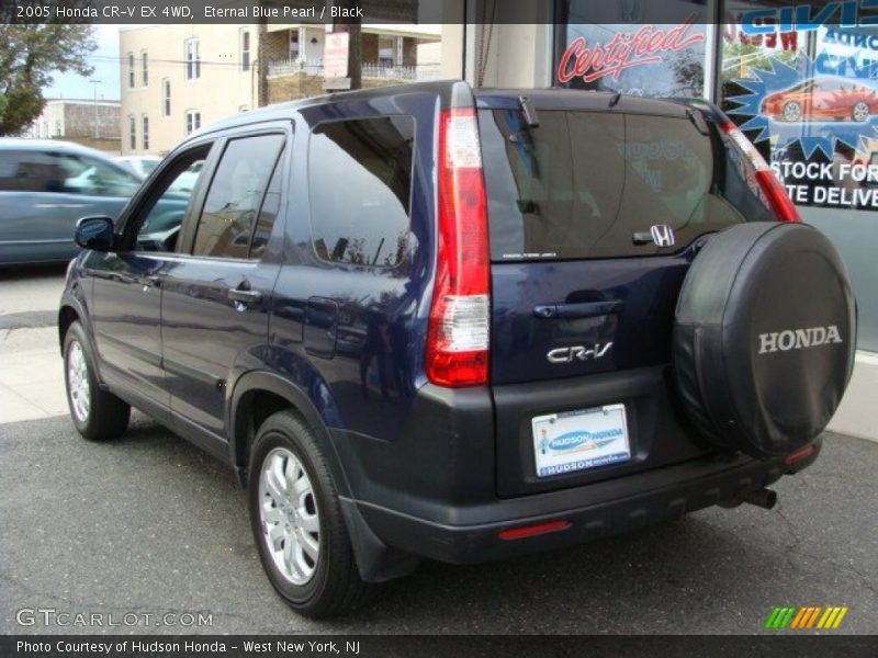 Eternal Blue Pearl / Black 2005 Honda CR-V EX 4WD