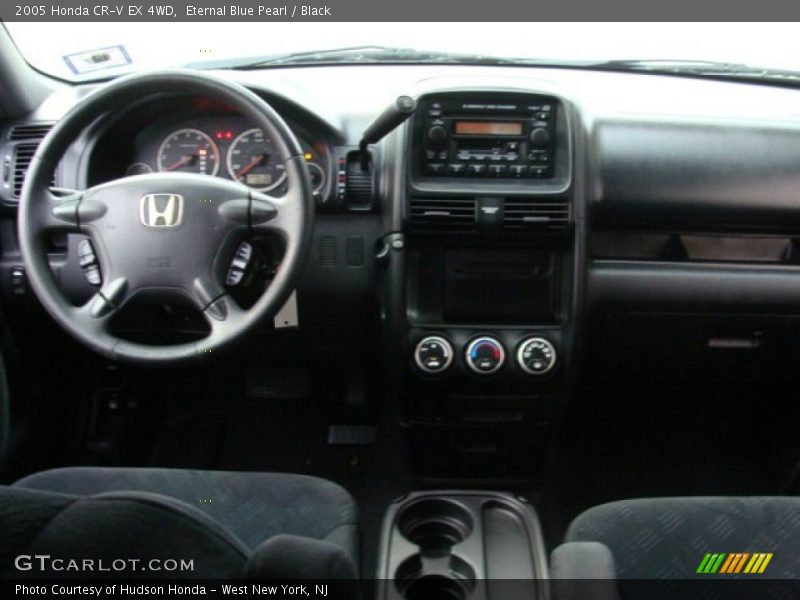 Eternal Blue Pearl / Black 2005 Honda CR-V EX 4WD