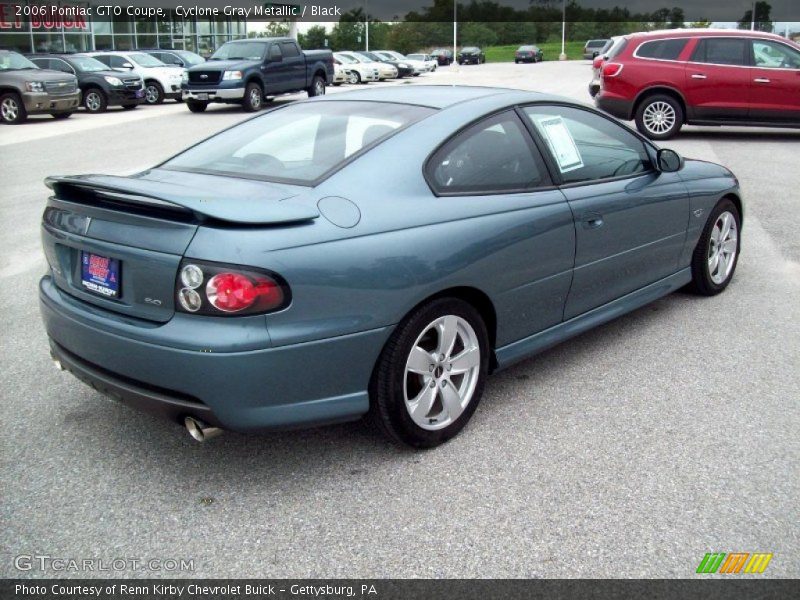 Cyclone Gray Metallic / Black 2006 Pontiac GTO Coupe