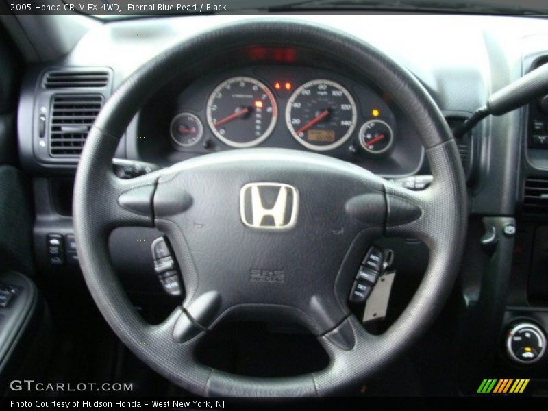 Eternal Blue Pearl / Black 2005 Honda CR-V EX 4WD