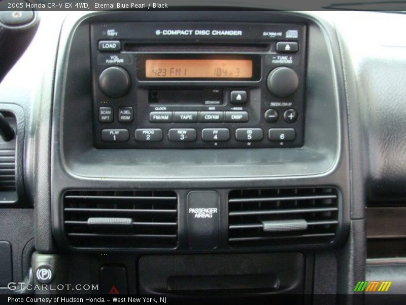 Eternal Blue Pearl / Black 2005 Honda CR-V EX 4WD