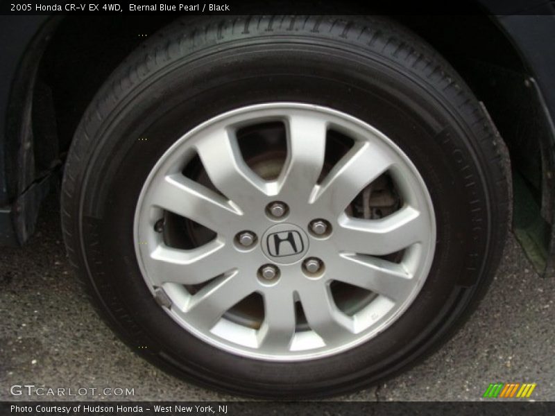 Eternal Blue Pearl / Black 2005 Honda CR-V EX 4WD