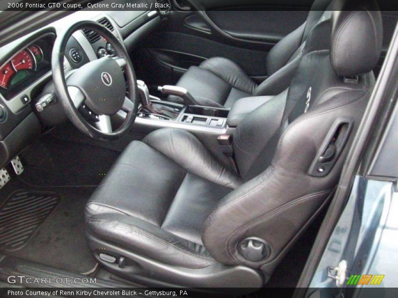  2006 GTO Coupe Black Interior
