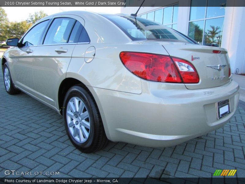 White Gold / Dark Slate Gray 2010 Chrysler Sebring Touring Sedan