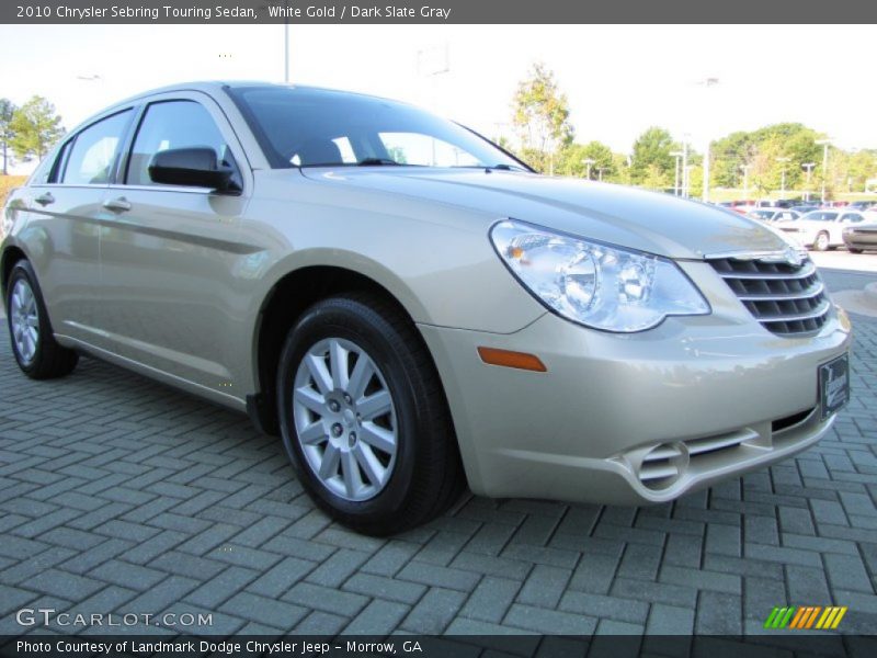 White Gold / Dark Slate Gray 2010 Chrysler Sebring Touring Sedan