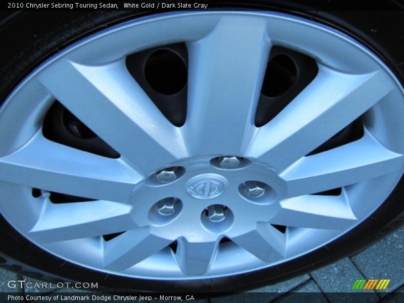 White Gold / Dark Slate Gray 2010 Chrysler Sebring Touring Sedan