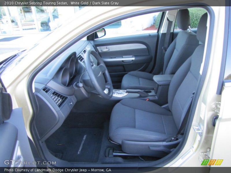 White Gold / Dark Slate Gray 2010 Chrysler Sebring Touring Sedan