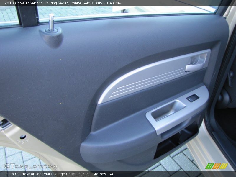 White Gold / Dark Slate Gray 2010 Chrysler Sebring Touring Sedan
