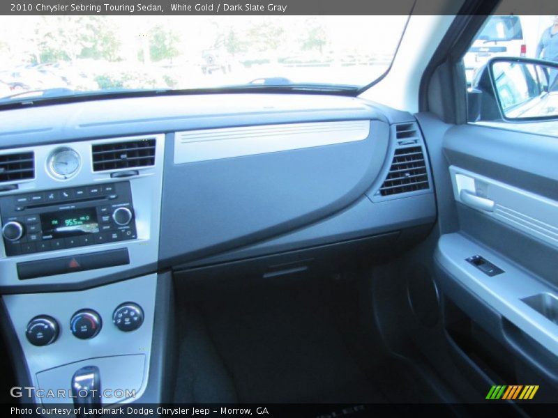 White Gold / Dark Slate Gray 2010 Chrysler Sebring Touring Sedan