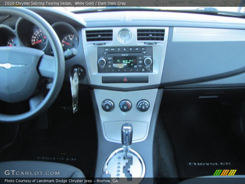 White Gold / Dark Slate Gray 2010 Chrysler Sebring Touring Sedan