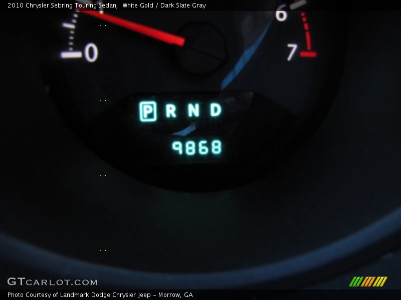 White Gold / Dark Slate Gray 2010 Chrysler Sebring Touring Sedan