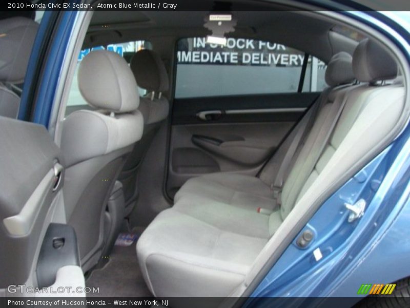 Atomic Blue Metallic / Gray 2010 Honda Civic EX Sedan