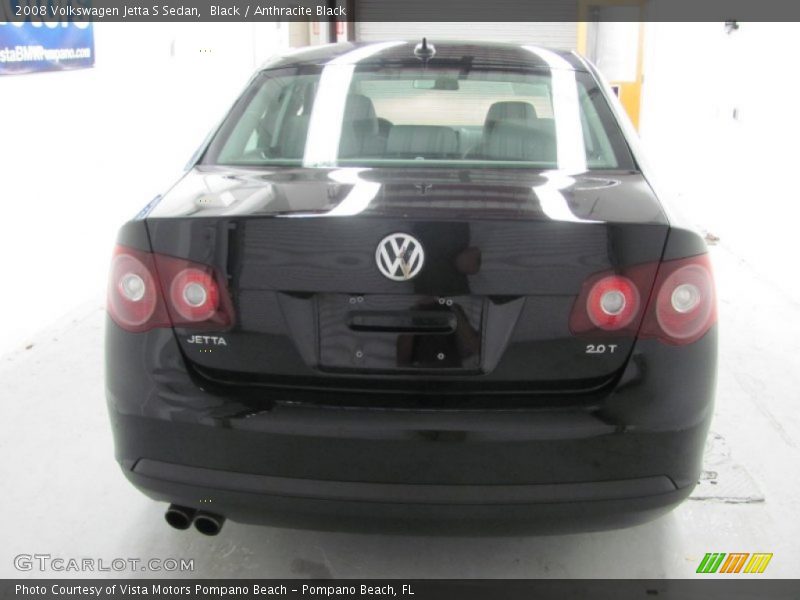 Black / Anthracite Black 2008 Volkswagen Jetta S Sedan