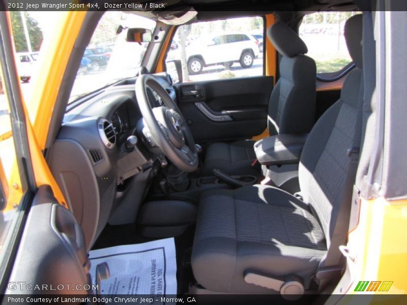  2012 Wrangler Sport 4x4 Black Interior