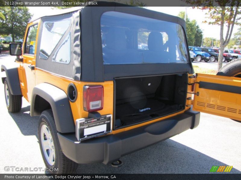 Dozer Yellow / Black 2012 Jeep Wrangler Sport 4x4