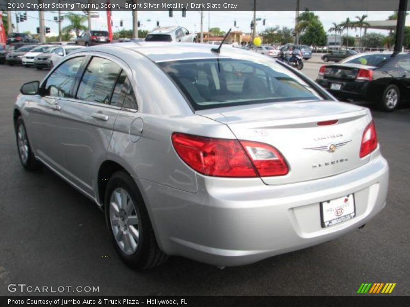 Bright Silver Metallic / Dark Slate Gray 2010 Chrysler Sebring Touring Sedan