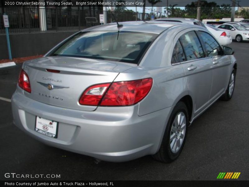 Bright Silver Metallic / Dark Slate Gray 2010 Chrysler Sebring Touring Sedan