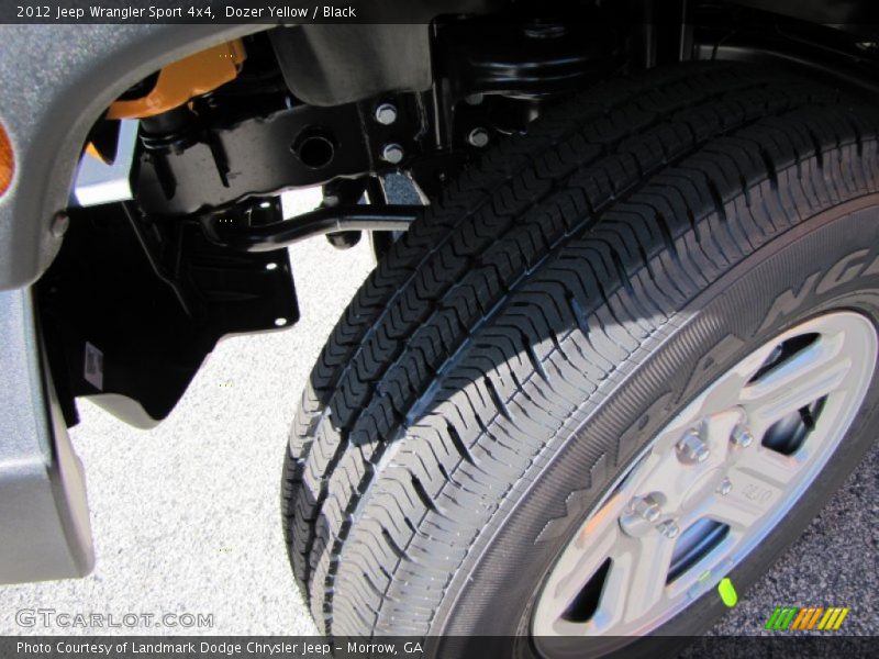 Dozer Yellow / Black 2012 Jeep Wrangler Sport 4x4