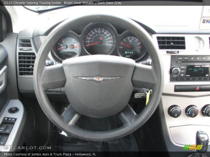 Bright Silver Metallic / Dark Slate Gray 2010 Chrysler Sebring Touring Sedan